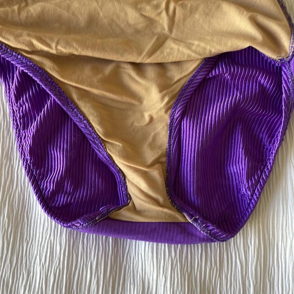 Vintage ribbed purple one piece - Picture 4 of 4